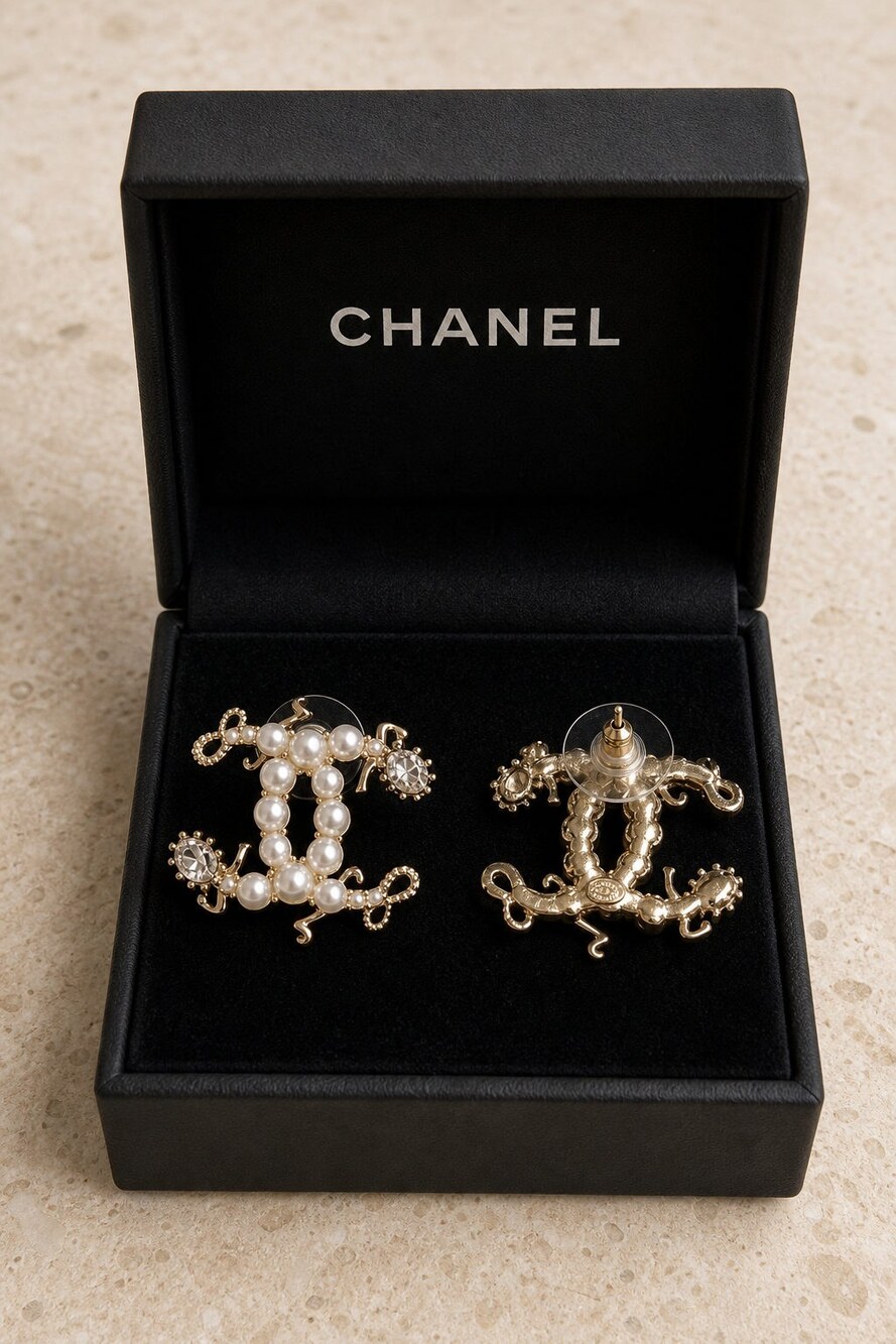 CHANEL Classic Parisian Earrings Style 20 | New with Box - Picture 5 of 9